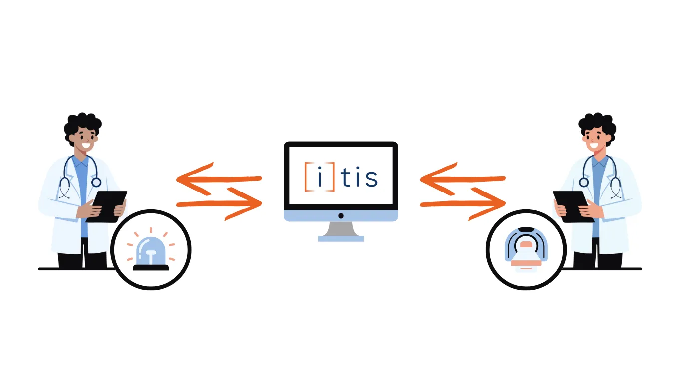 Schéma utilisation de la solution ITIS